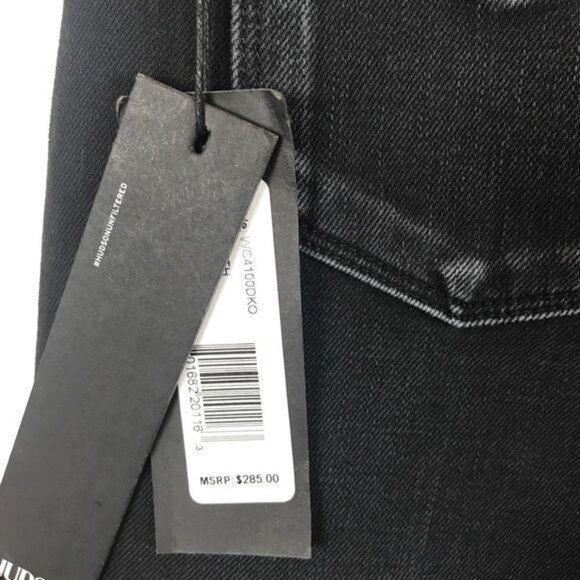 NWT Hudson Crop Relaxed Straight star Studded Jeans Size 27 - Picture 10 of 15